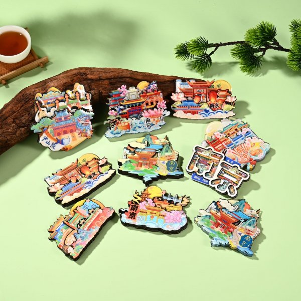 冰箱贴磁贴纪念品中山陵磁性贴中国旅游景点纪念冰箱贴