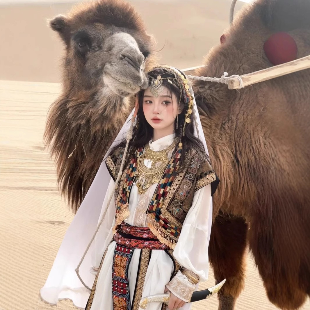 古国公主民族民族特色西域服装原版新疆写真云南异