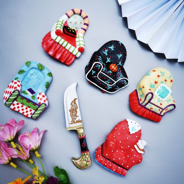 新疆特色民族立体冰箱贴仿真磁性贴旅游纪念品树脂冰箱贴