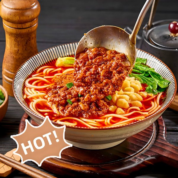 新品豌杂面地道风味豌豆炸酱拌面特产小面方便挂面速食杂酱面